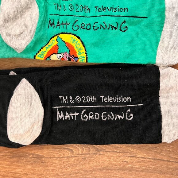 NEW Simpsons Krusty Clown Adult Novelty Sock Bundle - Picture 7 of 8